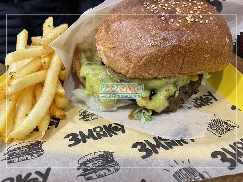 3 Monkey Burger Bulvar Eskişehir
