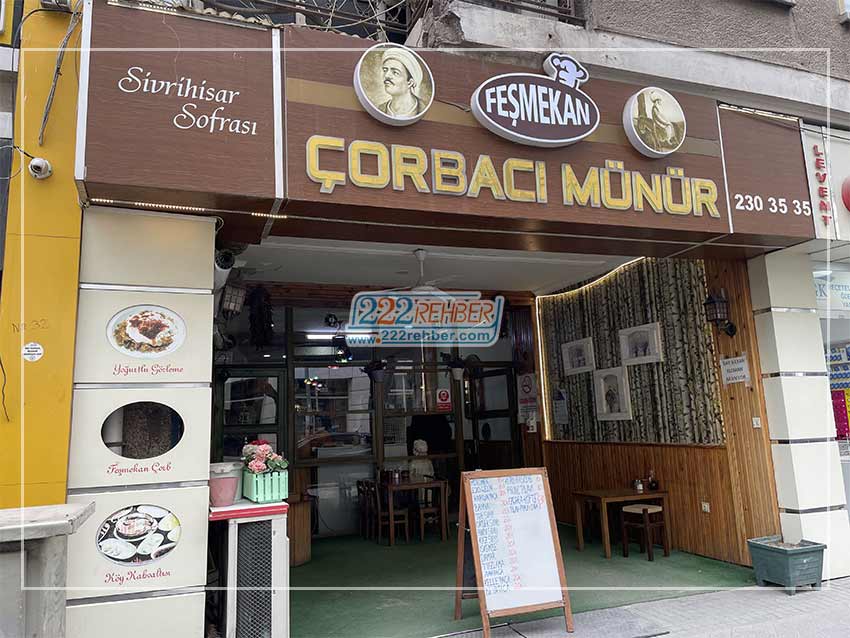 Feşmekan Çorbacı Münür
